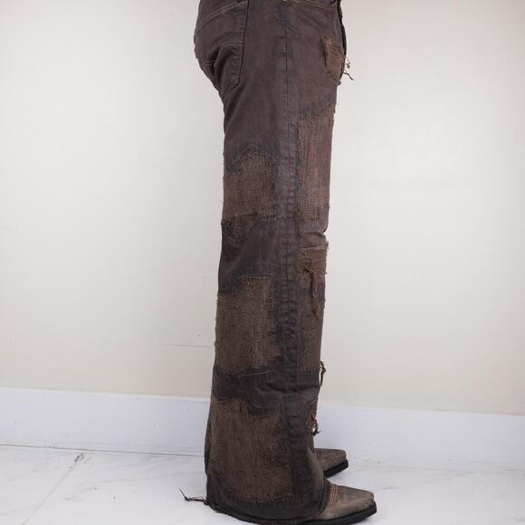 Custom wide leg baggy flared jeans - Picture 3 of 8